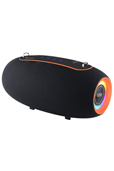 Kisonli K8 Ηχείο Bluetooth USB SD AUX RGB Μαύρο - 22296
