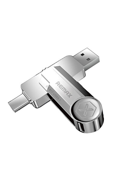 Remax RX-817 Στικάκι USB 64GB USB 3.1 με USB-A & USB-C Ασημί