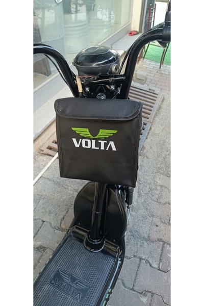 OTOELİT Volta VSM Uyumlu Elektrikli Bisiklet Ön Gidon Çantası Su Geçirmez Der...