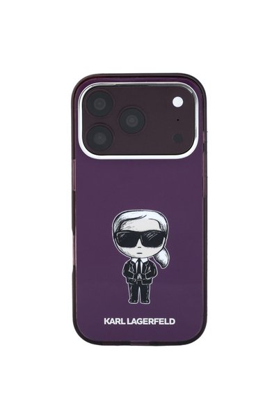 Karl Lagerfeld Husă MagSafe IML cu imprimeu iconic tip schiță pentru iPhone 1...