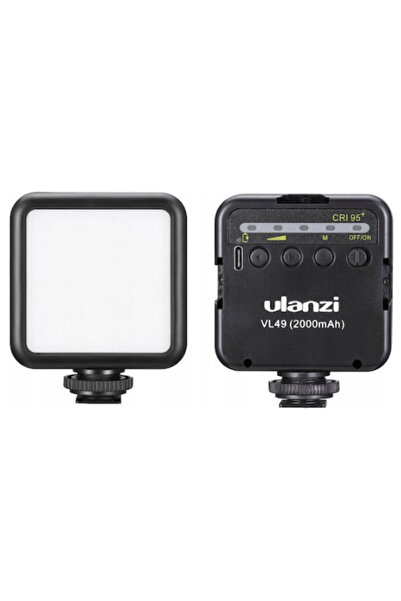ulanzi VL49 5500K Μίνι Φωτιστικό Βίντεο LED (Μαύρο)