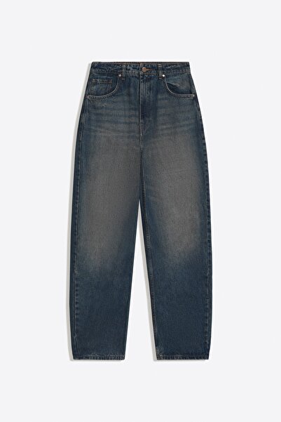 Bershka Yüksek bel loose fit jean