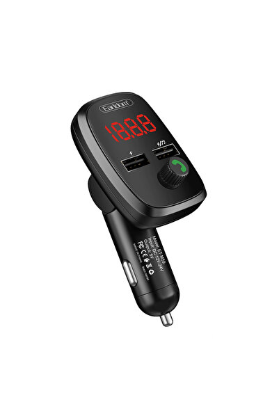 Earldom Πομπός FM ET-M59 Bluetooth USB 5V/2.4A Μαύρο - 17386