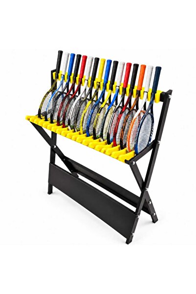 Tenis Raket Standı - 16 Raket Kapasiteli