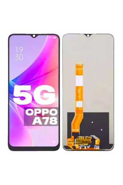Tradebit Display LCD recondiționat pentru Oppo A78 5G, 6.56 ", 720x1612, negru