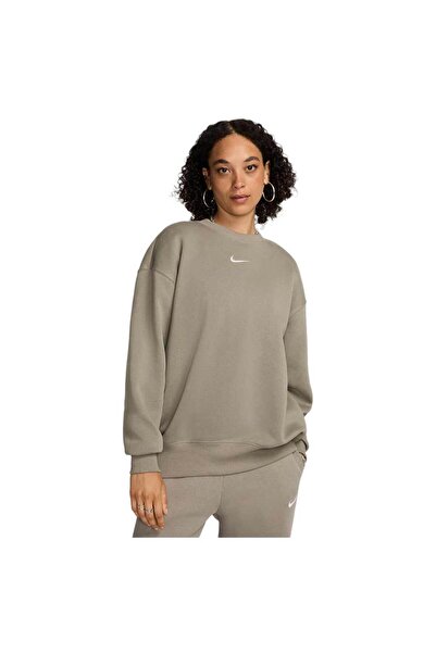 Nike Γυναικεία Αθλητικά Ρούχα Φούτερ Φλις Φοίνικας Oversized L