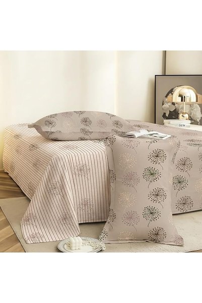 Fashion Story Home Storie@Home Tivil Collection Cotton Bed Sheet Set with 2 P...