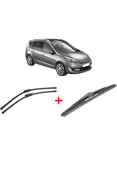 Bosch Комплект от 3 чистачки за RENAULT GRAND SCENIC III (JZ0/1_) 2009-2016, ...