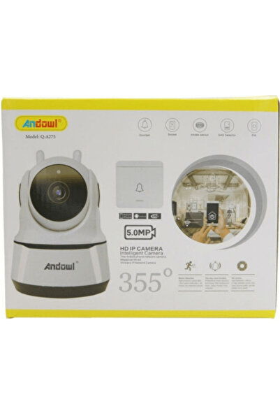 Andowl Κάμερα IP HD Q-A275 HD 355 °   Κάμερα και κουδούνι Wi-Fi
