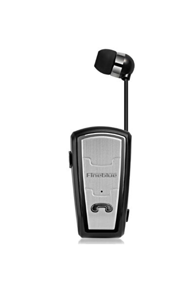 Fineblue Ακουστικά Bluetooth Handsfree με κλιπ, με 5 ώρες λειτουργίας, Μαύρο ...