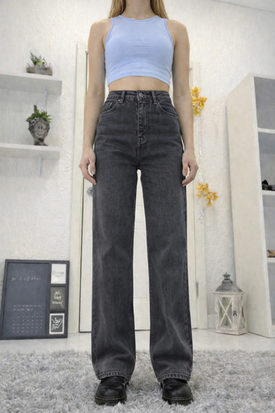 DRC trend Γυναικείο Smoked Casual Jean Ψηλόμεσο Ελαστικό Τζιν Καπνιστό