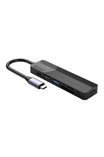 Orico Σταθμός σύνδεσης MDK-6P HDMI/USB-C/2x USB/SD & TF 55W 4K μαύρο