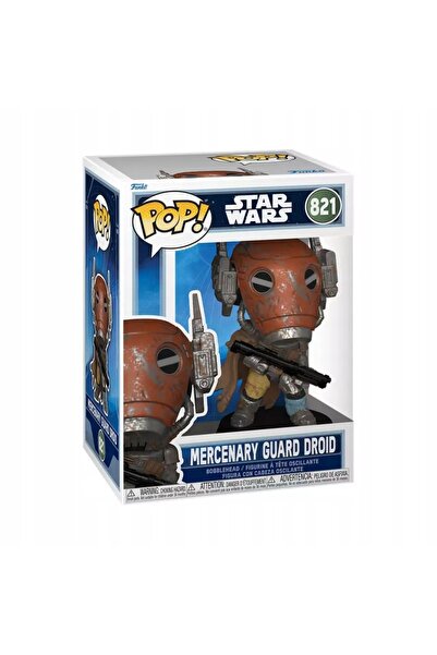 Funko Pop! FIGURKA Star Wars: The Mandalorian și Grogu Droid de Gardă Mercenar