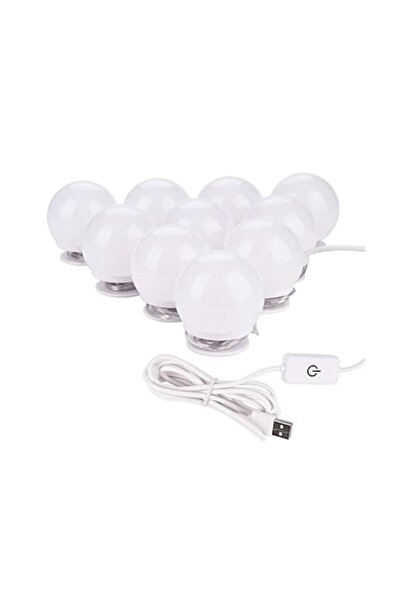 OEM Κιτ 10 λαμπτήρων LED για μακιγιάζ/καθρέφτη νεσεσέρ, φωτισμός 3 επιπέδων