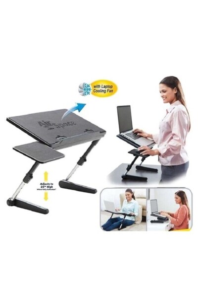OEM Πτυσσόμενο Τραπεζάκι - Βάση Laptop Με Ανεμιστήρα Ψύξης Και Βάση Για Χρήση...