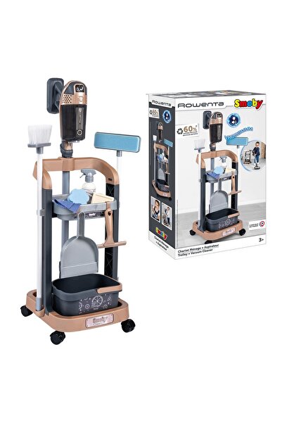 Smoby Rowenta - cărucior mic de curățenie cu aspirator vertical