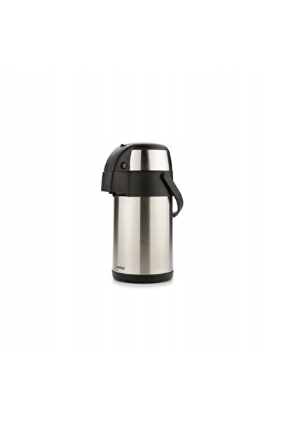 VALIRA Termos Air-Pot de 2.5 L pentru conferințe, din oțel inoxidabil, cu pompă