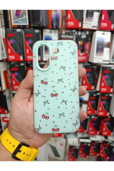 aheaks Vivo V60 Cherry Bow Cover Case Special Design Case with Shock Absorbin...