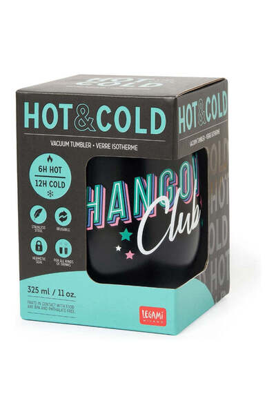 Legami Θερμός Ζεστό & Κρύο Hangover Club 325ml Γυάλινο