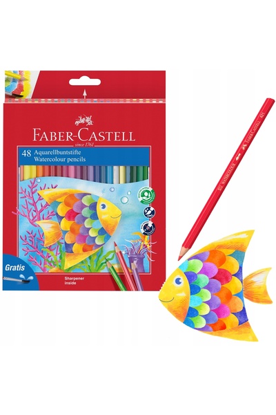 Faber Castell 48 de culori creioane acuarelabile