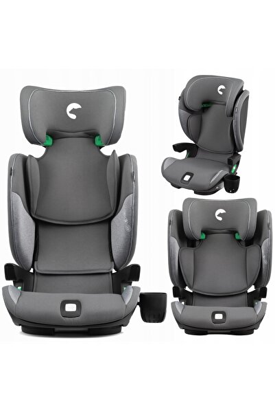 Kidnort Scaun auto ISOFIX, înălțime 100-150 cm (15-36 kg), Gri NATT