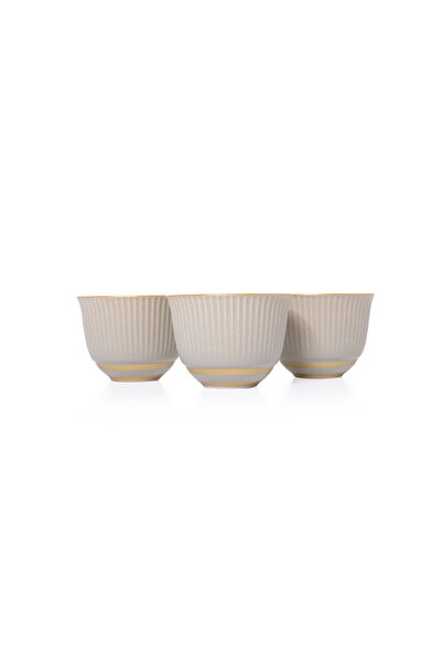 KOTAKU Porcelain Lantern Set 2 Line Gold 12 Pieces