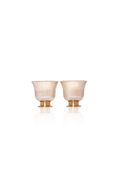 TOPİCAL Gold Base Coffee Lantern Set