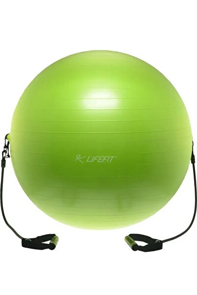 LifeFit Minge de fitness cu expander GYMBALL EXPAND 65 cm