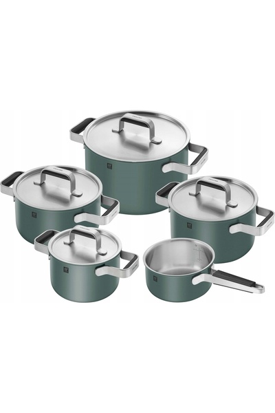 ZWILLING Set de vase Pure, 9 piese, verde, 1028854