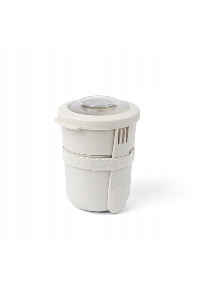 Amuse Recipient pentru iaurt 2-în-1 de 450 și 150 ml cu tacâmuri