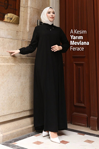 Rahvel A Kesim Yarım Mevlana Ferace Siyah