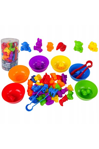 woopie Joc educativ de sortare cu animale colorate