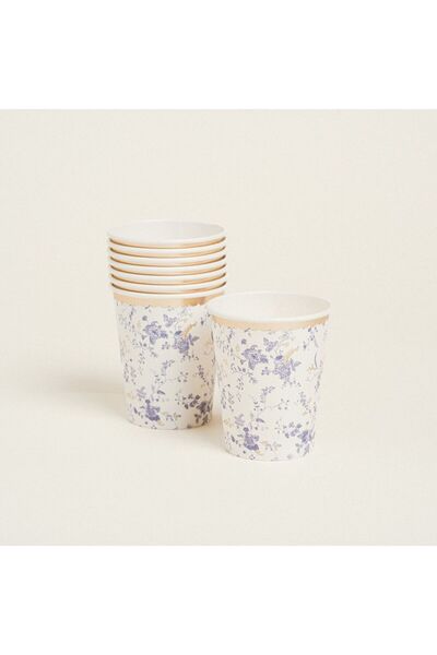 Beauty Home ΓΥΑΛΙΝΑ ΠΟΤΗΡΙΑ ΜΠΛΕ ΛΟΥΛΟΥΔΙΑ 8 ΤΕΜ. 255ML
