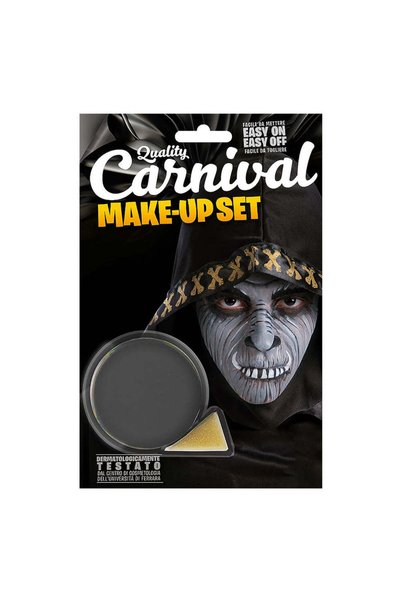 Carnival Toys Γκρι Παλέτα Χρωμάτων με Σφουγγάρι για Μακιγιάζ 10 γρ.