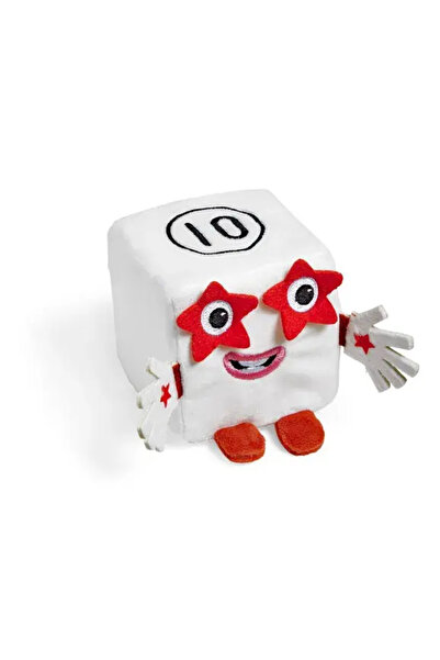 Hand2Mind Mini mascota din plus Numberblocks™ Blocklets™ - Zece