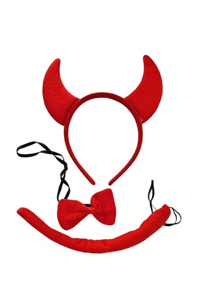 Carnavalista Σετ Αξεσουάρ Διαβόλου 3 Τεμαχίων