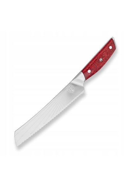 Dellinger Northern Sun 20 cm Sandvik 14C28N Cuțit roșu pentru pâine