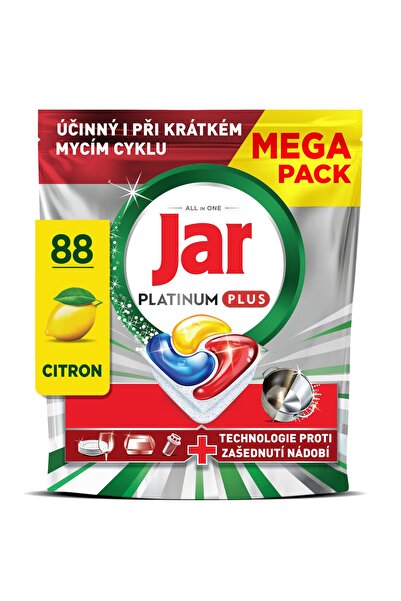 JAR Tablete pentru mașina de spălat vase Platinum Plus Lemon în recipient 88 ...