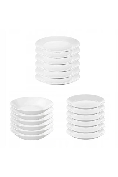 IKEA SERVIETĂ DE MASĂ PENTRU 6 PERSOANE, SET DE SERVIRE 18 PIESE, FARFURIE DE...