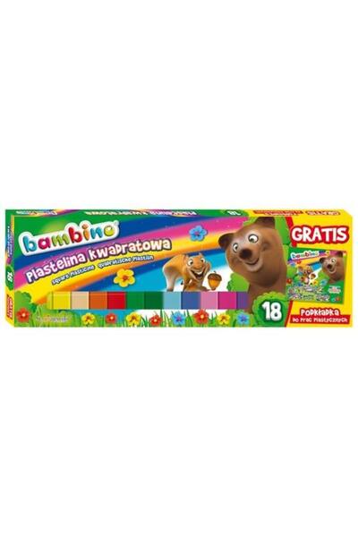 Bambino ND39_301277 PLASTICINE 18KOL FO KWADR WB