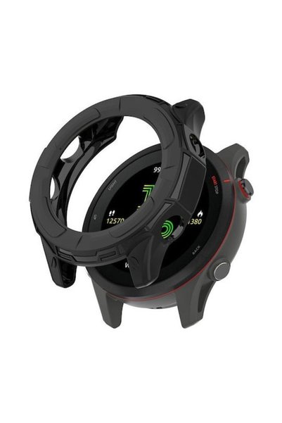 XGSM Θήκη σιλικόνης σε μαύρο χρώμα για Garmin Forerunner 255