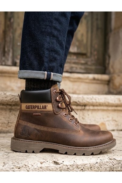 Caterpillar Cat colorado 20 tractor wp men's daily boot p726857 brown