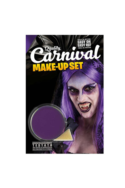 Carnival Toys Μωβ Παλέτα Χρωμάτων με Σφουγγάρι για Μακιγιάζ 10 γρ.
