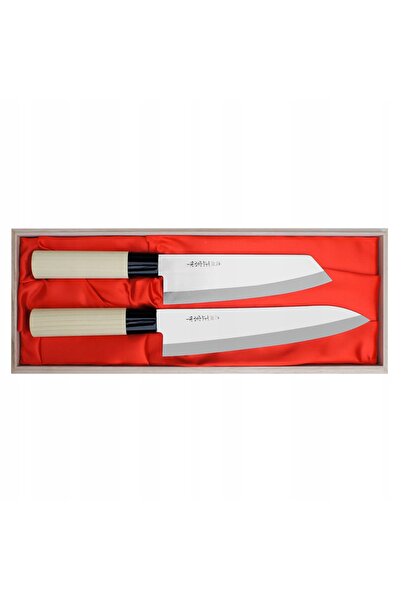 Satake Set de cuțite japoneze Megumi bunka 17 cm + cuțit bucătar 21 cm