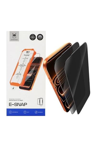 HEYBİNGO Folie de protecție din sticlă securizată anti-spion pentru Samsung Galaxy S26, 2 bucăți, 9H, E-SNAP