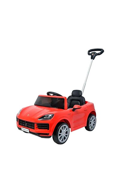 Porsche Cayenne Push Car with Handle, Red