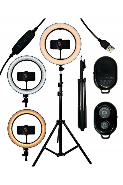 Ikonka KX6824 Lampă inelară 60W LED pentru selfie