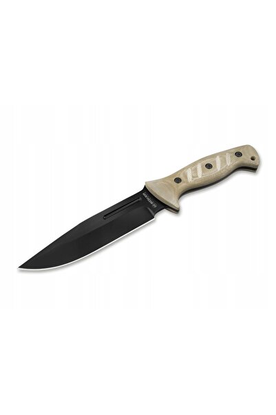 MAGNUM Desert Warrior 2.0 cu lamă integrală de 6.67 inch, cuțit de supraviețu...