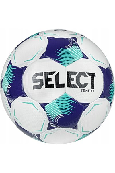SELECT Minge de fotbal FB Tempo alb/violet mărime 5