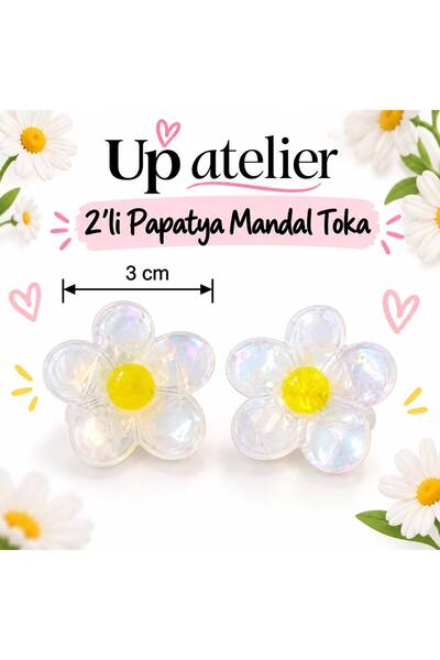 Up Atelier 2-Pack Daisy Latch Buckle 2.5cm